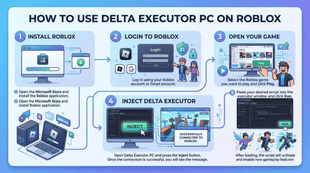 How to Use Delta Executor PC on Roblox