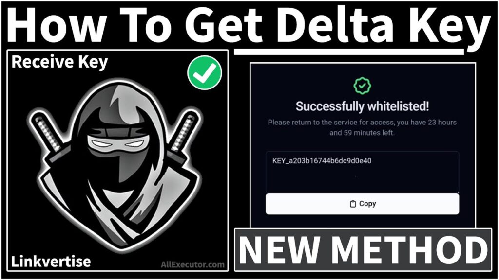 how to get Delta Executor key