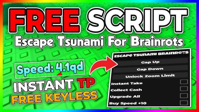 Escape Tsunami for Brainrots Scripts